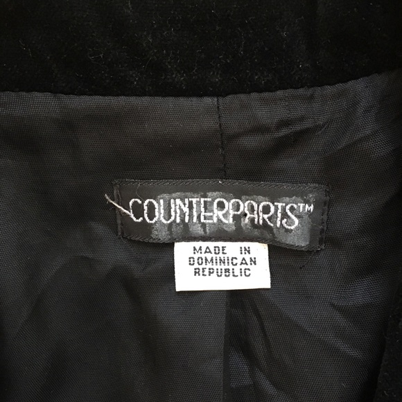 Vintage Plaid Blazer with Velvet Collar - Picture 6 of 7